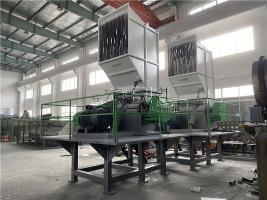 Milk HDPE Bottle Pet Plastic Crusher Machine 800kg H