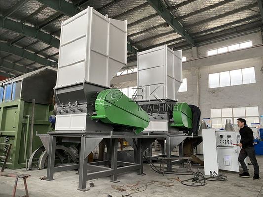 Milk HDPE Bottle Pet Plastic Crusher Machine 800kg H